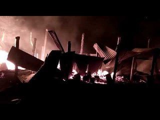 तबाहीः बिहार में आग लगने से आधा दर्जन से अधिक दुकानें खाक