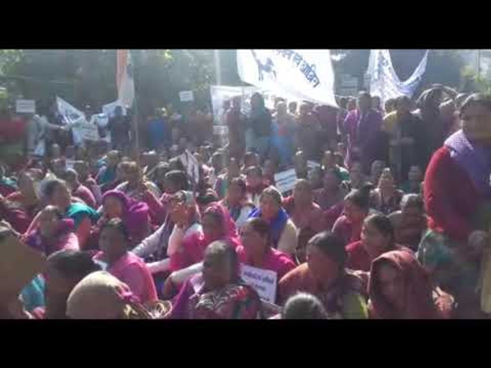 उत्तराखंड राज्य निर्माण सेनानी मंच का सचिवालय कूच पुलिस ने रोका