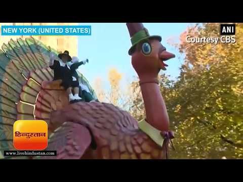 न्यूयॉर्क में आयोजित हुआ 91वां मेसीज थैंक्सगिविंग परेड II New York Macy's Thanksgiving parade