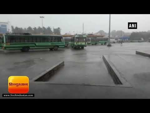 तमिलनाडु और केरल में स्कूल कॉलेज बंद II Cyclone Ockhi causes heavy showers in Nagercoil