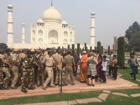 आगरा दौरा योगी ने किया ताज का दीदार II Chief Minister Yogi Adityanath in Agra, Agra Hindi News