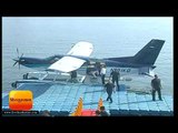 सी प्लेन से मेहसाणा के धरोई डैम पहुंचे पीएम मोदी II PM Modi's Seaplane Ride On Sabarmati