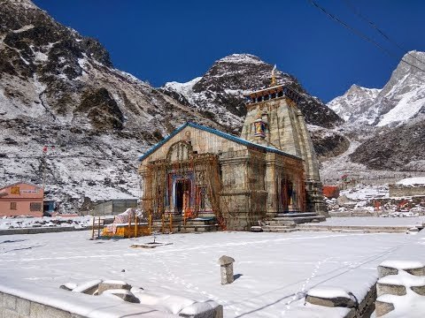 Kedarnath Dham II केदारनाथ धाम में बर्फवारी II उत्तराखण्ड‍ पहाड़ों ने ओढ़ी बर्फ की चादर
