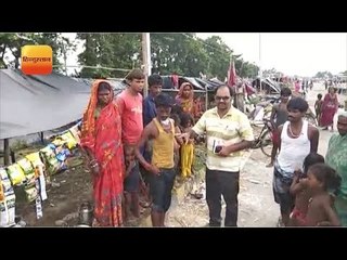 बिहार बाढ़:बैकुंठपुर में टूटा सारण मुख्य तटबंध, पानी में फंसे 5000 लोग-वीडियो देखें