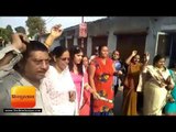 हल्द्वानी में बढ़ती महंगाई के विरोध में महिला कांग्रेस ने फूंका केन्द्र सरकार का पुतला