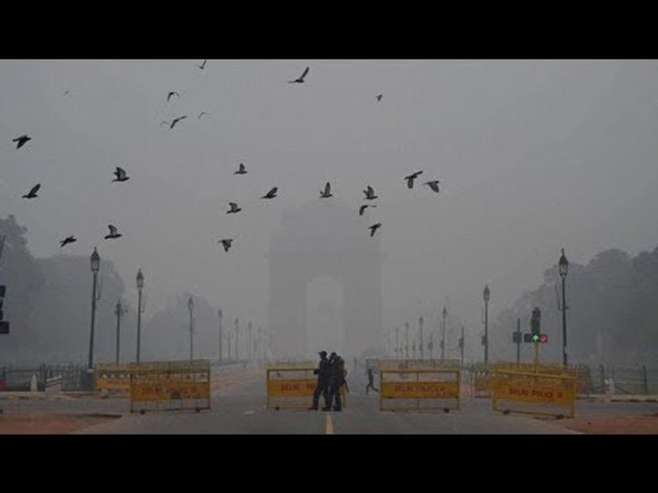 खतरा  ठंड के साथ दिल्ली की हवा हुई जानलेवा II smog in delhi ncr air pollution level increases