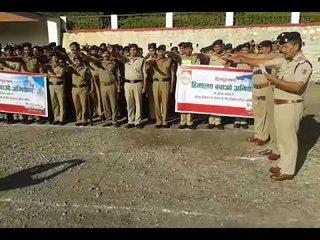 नैनीताल में पुलिस कर्मचारियों ने लिया हिमालय को बचाने का संकल्प