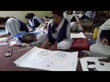 girls spread awareness with paintings on environment day