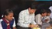Haridwar DM Deepak rawat eat mid-day-meel with school children