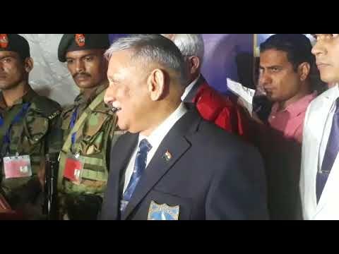 कैम्ब्रियन हॉल के स्थापना दिवस पर पहुंचे थल सेना प्रमुख जनरल बिपिन रावत