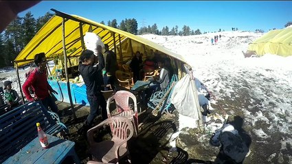 Gopro snow fight on bijlimahadev