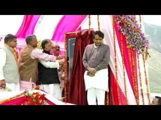 Railway Minister Suresh Prabhu on the tour of Uttarakhand