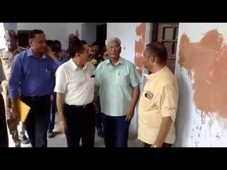 Surveillance with CCTV Cameras in Allahabad University hostel gate