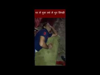 Drunken soldier forcibly entered in the house