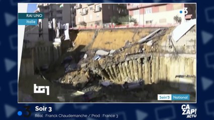 Un énorme gouffre engloutit des voitures en plein Rome