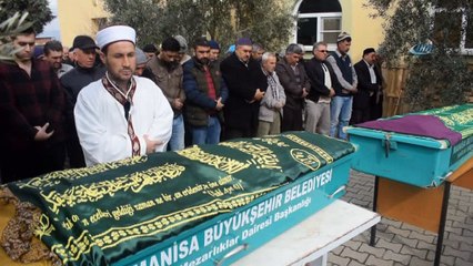 Kocası tarafından öldürülen kadın ve kızı toprağa verildi