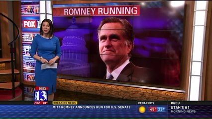 Скачать видео: Mitt Romney Announces Run for U.S. Senate