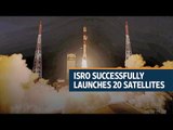 Isro successfully launches 20 satellites from Sriharikota