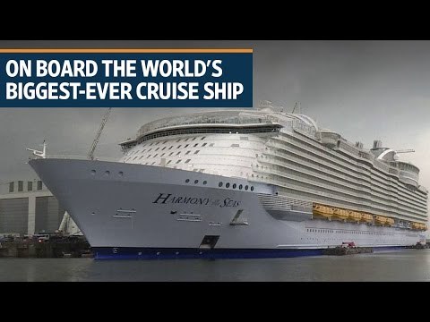 On board the world's biggest-ever cruise ship