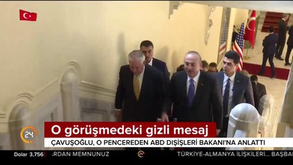O görüşmede gizli mesaj
