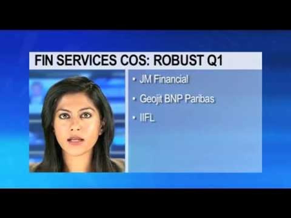 Fin services firms post robust Q1 earnings | Just a Mint