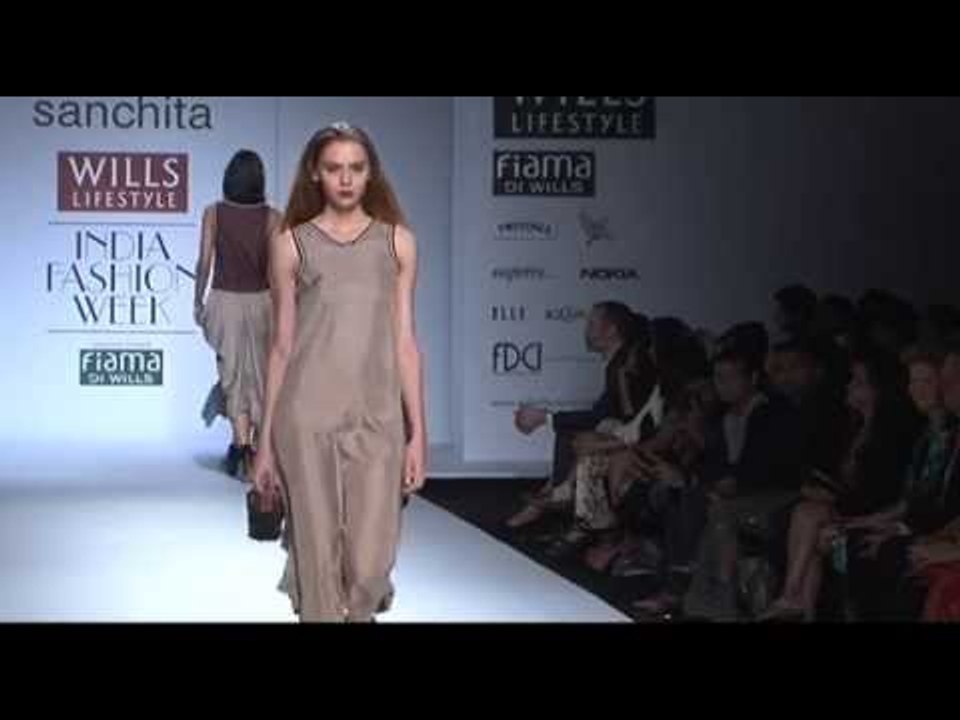 Wills Lifestyle India Fashion Week AW14 Day3  | Sanchita