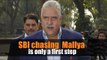 State Bank of India chasing Mallya is only a first step