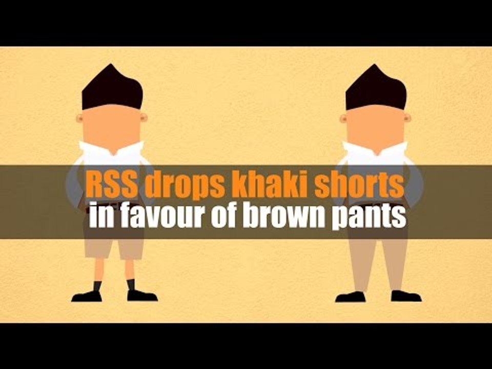 RSS drops khaki shorts in favour of brown pants | Fun Facts