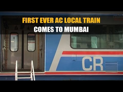 First ever AC local train comes to Mumbai