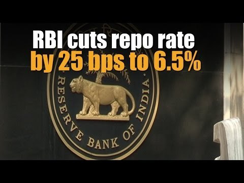 RBI cuts repo rate by 25 bps to 6.5%; CRR unchanged at 4%