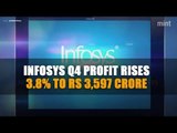 Infosys Q4 profit rises 3.8% to Rs3,597 crore