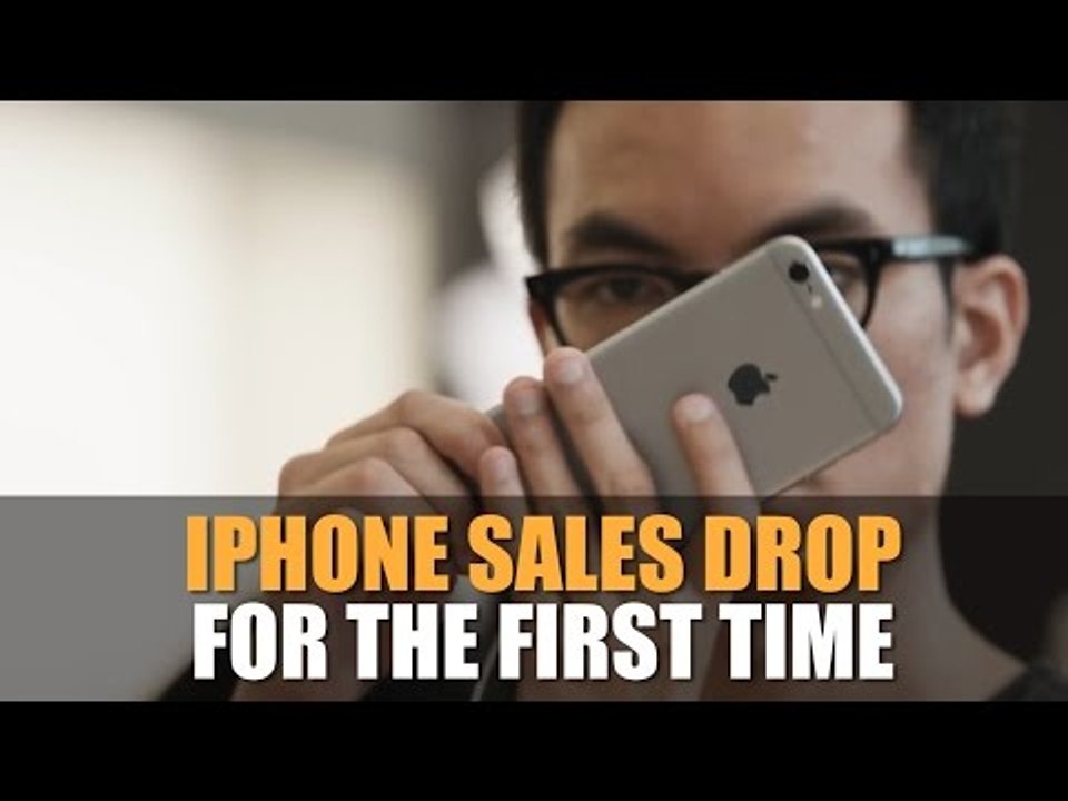 Apple’s revenue streak ends as iPhone sales drop for the first time