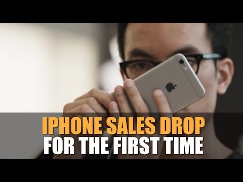 Apple’s revenue streak ends as iPhone sales drop for the first time