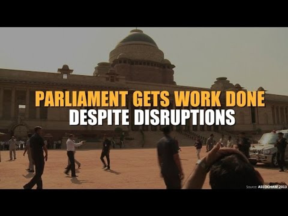 Parliament gets work done despite disruptions