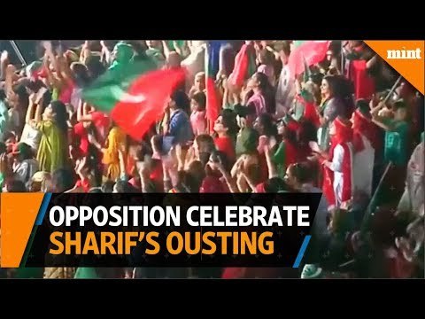 Pakistan opposition celebrates PM Sharif's ousting