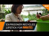 Thai ex-prisoner recycles lipstick for inmates