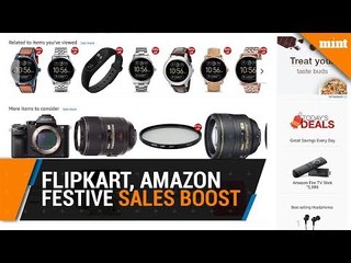 Amazon, Flipkart claim huge boost from festive season sales