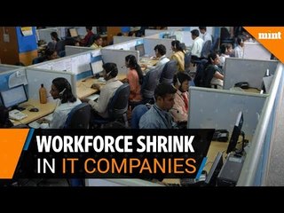 Workforce shrink in the Indian IT industry