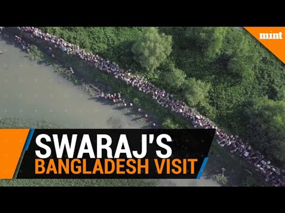 Normalcy can be restored with Rohingyas’ return: Sushma Swaraj