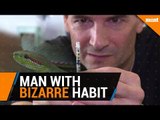 The man who injects himself with snake venom