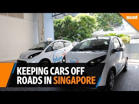 How does Singapore keep cars off the road?