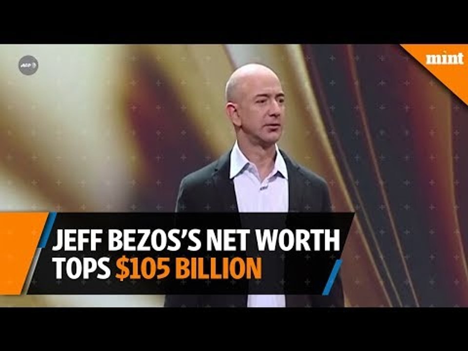 Jeff Bezos’s net worth tops $105 billion as Ama...