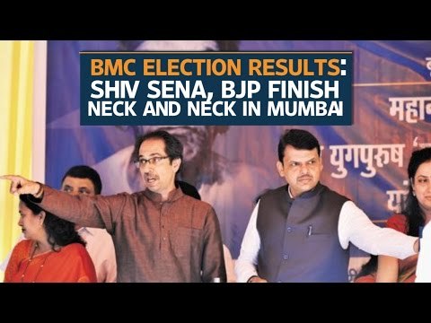 BMC election results: Shiv Sena falls short of winning mark