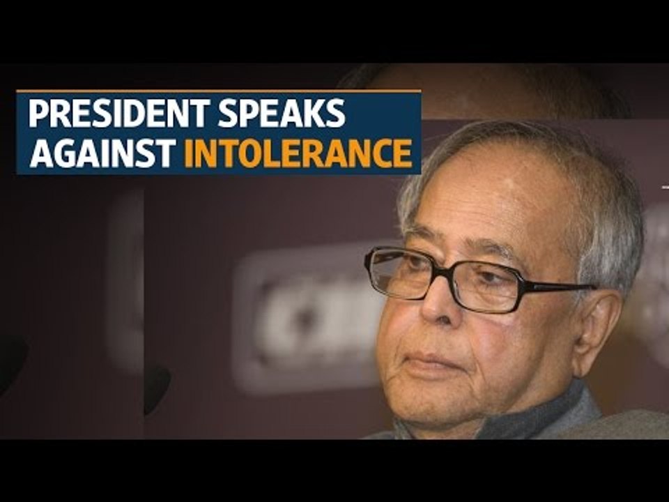 President Pranab Mukherjee speaks out against violence and intolerance on university campuses