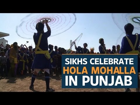 Sikhs celebrate annual festival of 'Hola Mohalla' in Punjab