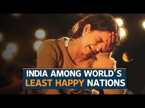 India ranks among the world’s least-happy nations