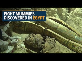 Eight mummies discovered in ancient tomb near Egypt’s Luxor