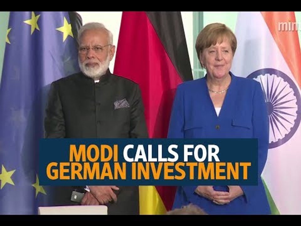 Modi meets Angela Merkel, says India waiting with open arms for German investments