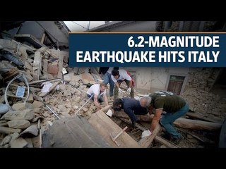 6.2-magnitude earthquake hits Italy