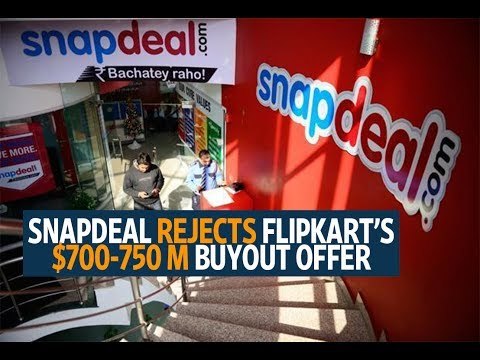 Snapdeal rejects Flipkart’s $700-750 million buyout offer